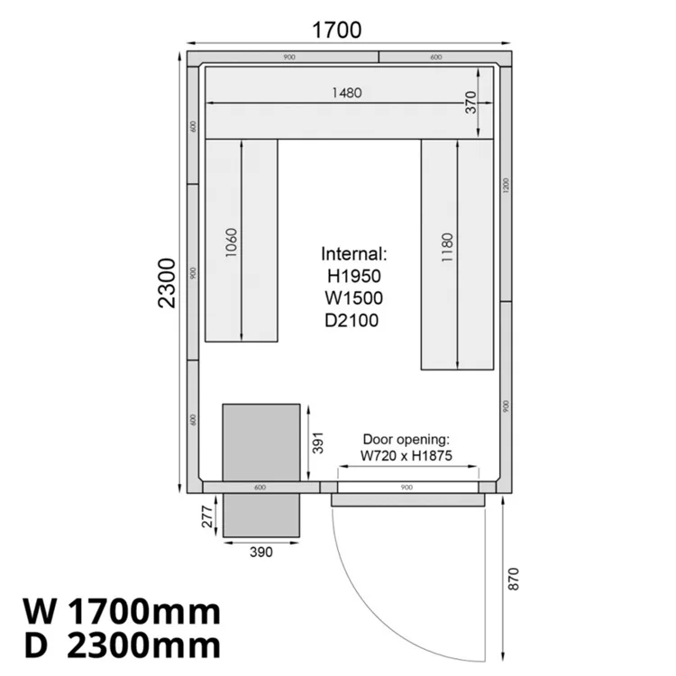 Good Price Portable 3x3 Walk in Freezer for Sale