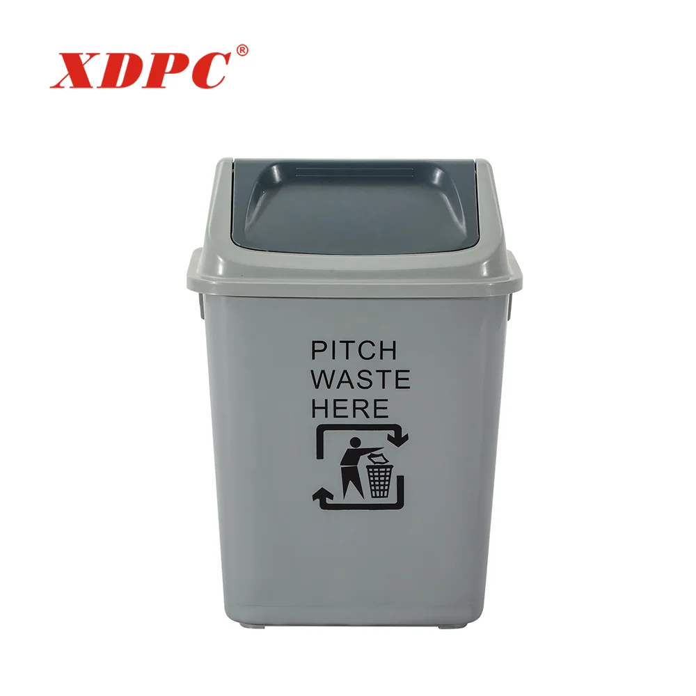 Производство Китай пластиковый 10 литровый Крытый Современный мусорный ящик маленький мусорный бак мусорное ведро с распашной крышкой для дома