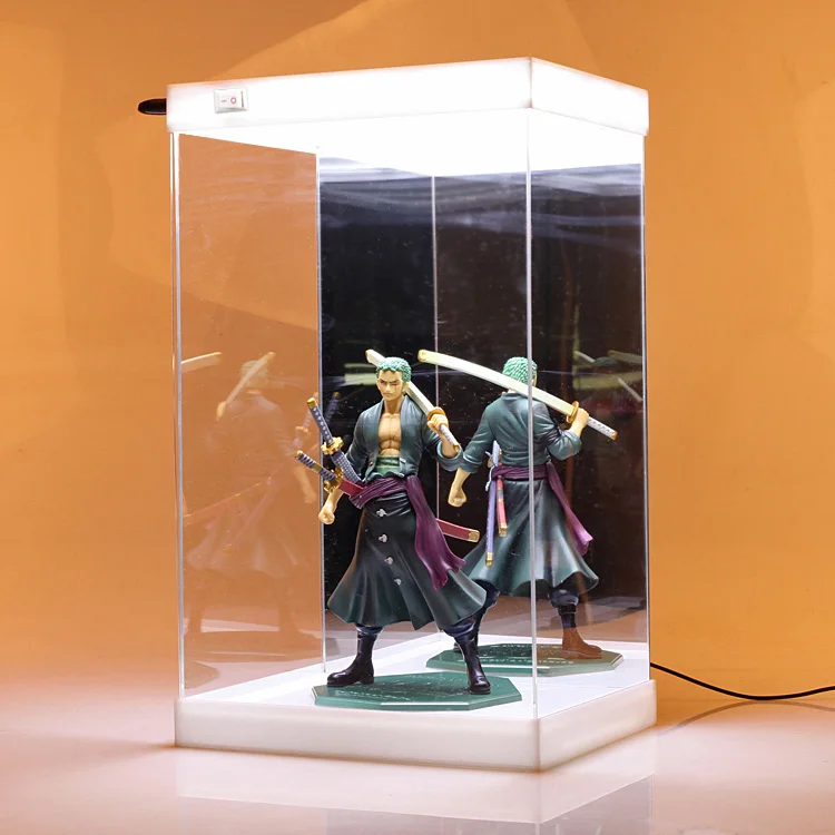 Acrylic Led Display Boxes Anime Figure Display Case for Collectibles with Light