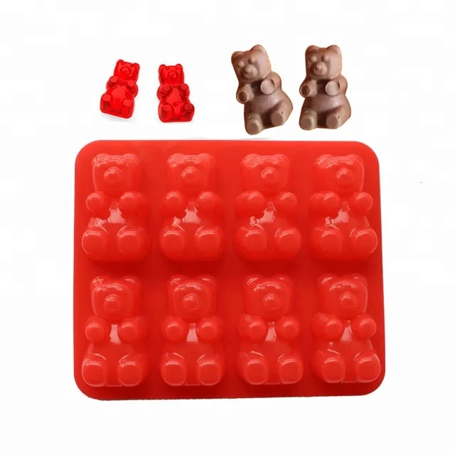 Silicone Gummy Bear Molds,Jello Molds for Kids - Make Large