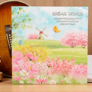 Custom Print Blank Baby Photo Album Scrapbook Photo Albums With Stickers for Recording Gifts,Travel Book,Photo Storage