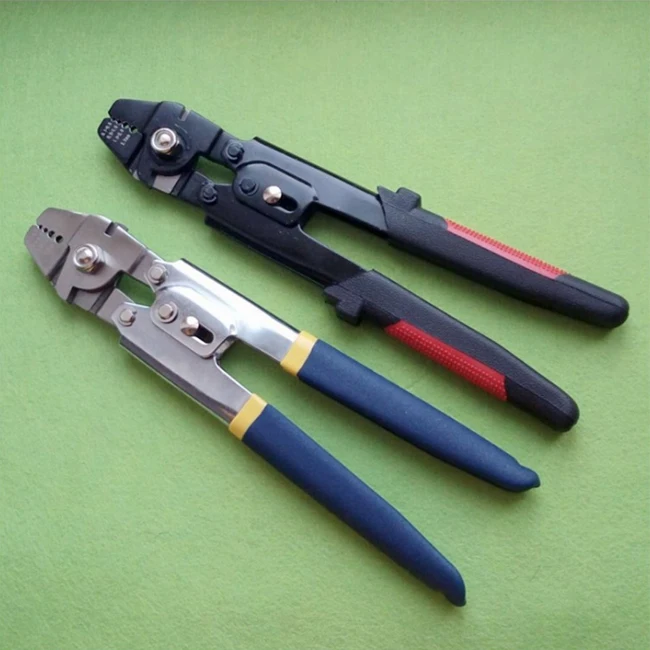 Crimping on Mono Line Wire Sleeves Fishing Crimpers and Crimping Tools