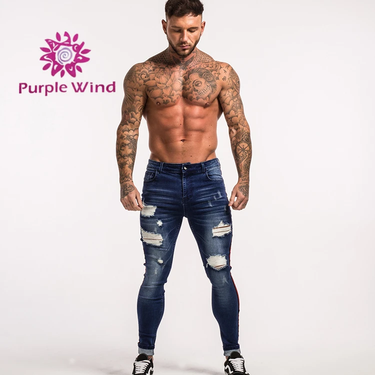toekomst Ambassade visie 2019 Wholesale High Waist Fashion Blue Mens Super Skinny Ripped Denim  Pleated Pant Slim Fit Jeans For Men - Buy Ripped Jeans Men,Slim Fit Mens  Jeans,Men Super Skinny Jeans Product on Alibaba.com