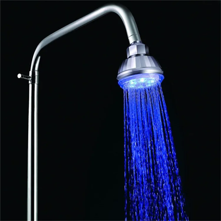 Colorful Shower Head Bathroom 7 Colors Changing LED Home Shower Water Glow Light 