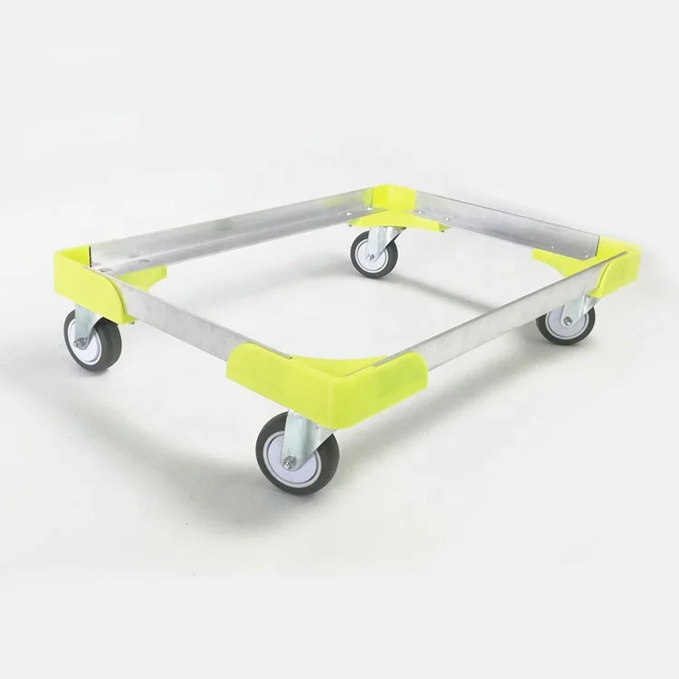 Aluminium Trolley Dolly Skate For Plastic Trays Factory Or Removals 