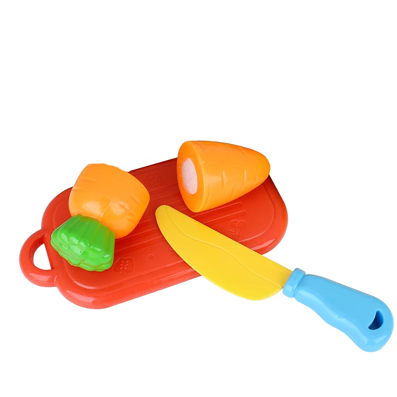 Детский кухонный мини-комплект для ролевых игр, пластиковые режущие овощи и фрукты, кухонные игрушки для детей