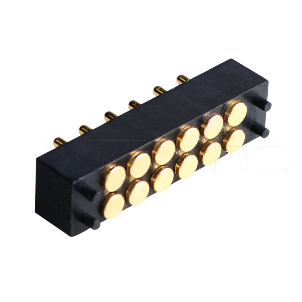 HytePro 12 Pin Gold Plated Magnetic Pogo Pin Charging Connector