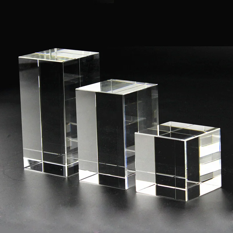 Wholesale K9 Crystal Glass Cube for 3D Laser Engraving - Custom Etched ...