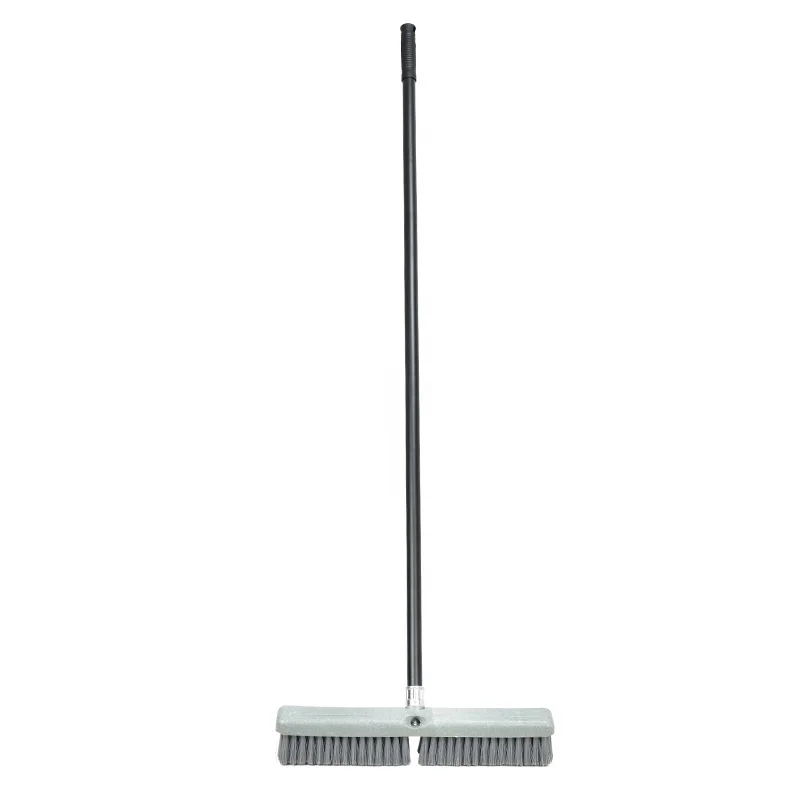 High Quality 18inch Floor Cleaning Brush with Long Handle - China