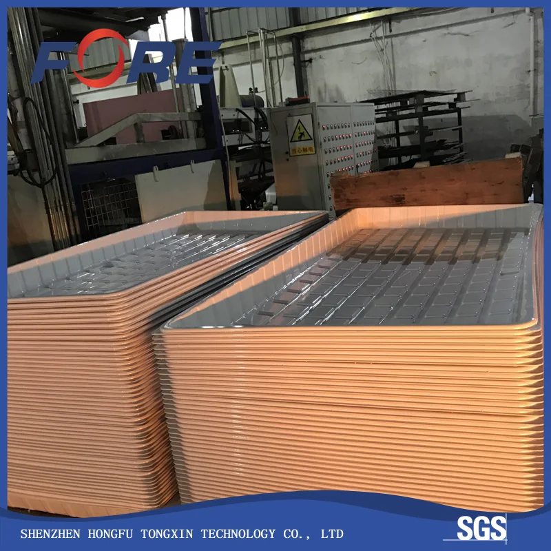 Vacuum Forming ABS Plastic 4x6 4x8 Planting EBB Flow Table Tray for Sale