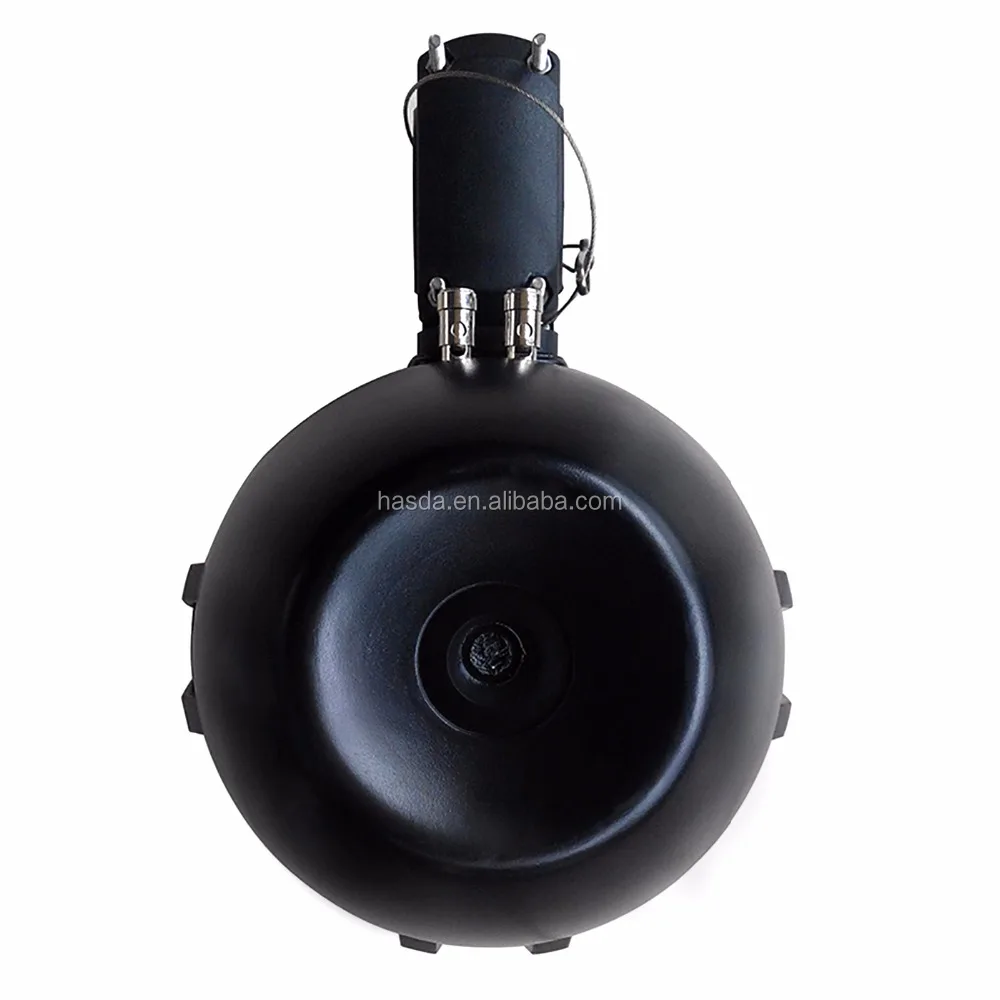 6.5' Waterproof Tower Speaker H-6106 Black IP66 Marine Wakeboard Speakers for Boat ATV UTV