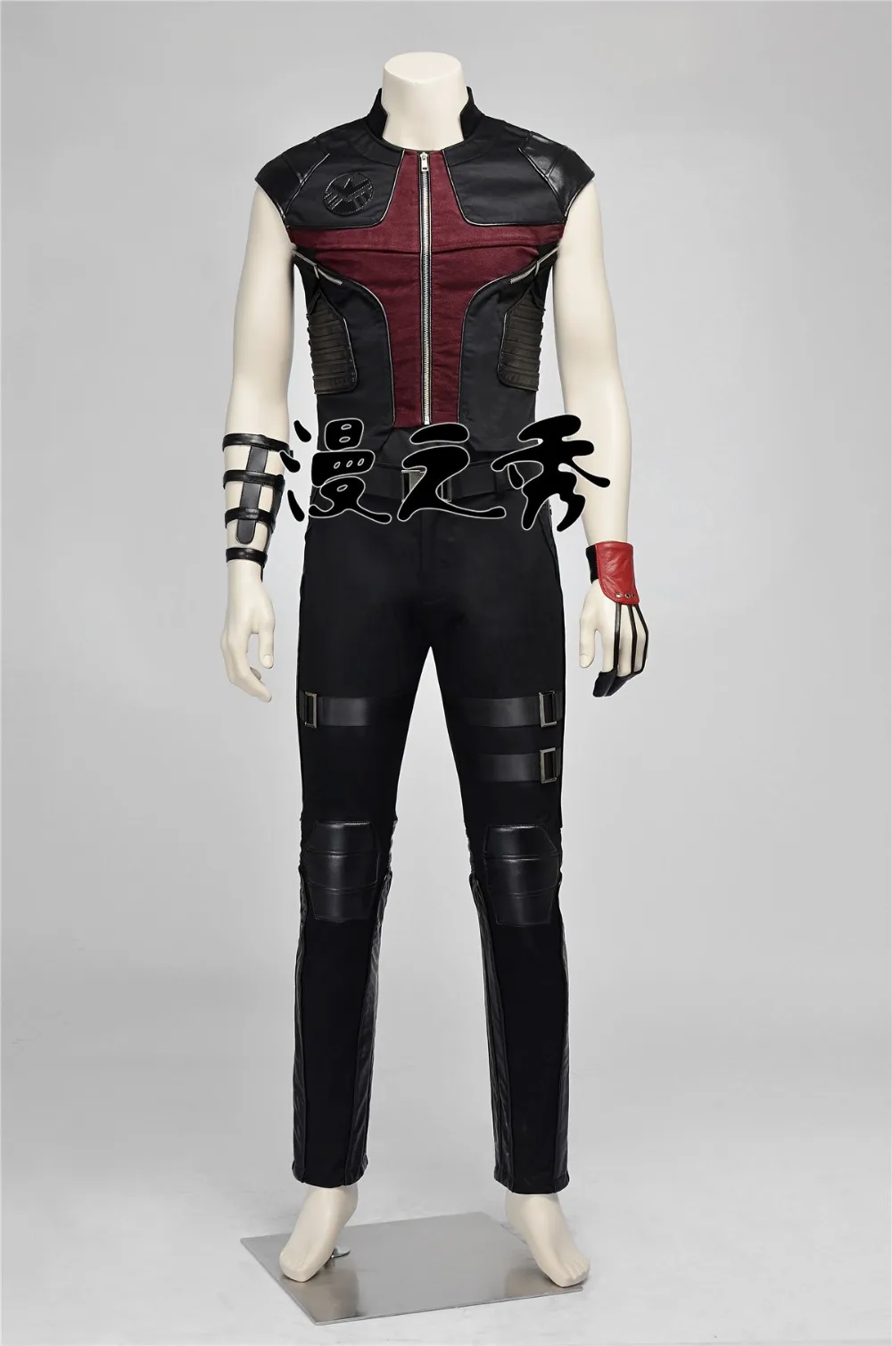 Upgrade Version The Avengers Hawkeye Cosplay Costume for Adults Men Outfit Halloween Party Set - us670