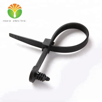 Pa66 Auto Cable Tie With Fir Tree Mount 15517703 Plastic Ties Wire ...