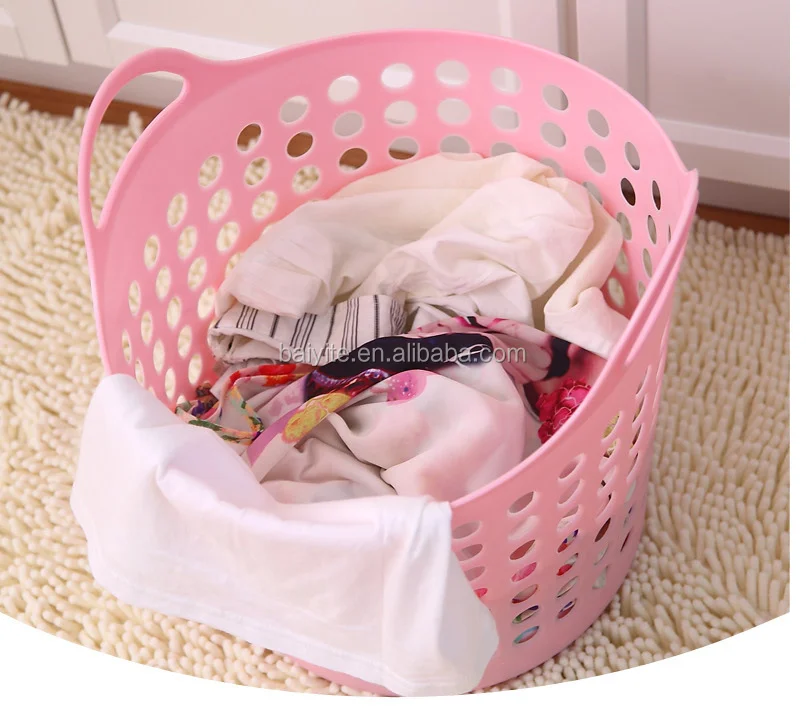 Wholesale Sustainable Light and Convenient Kitchen Plastic Basket Storage