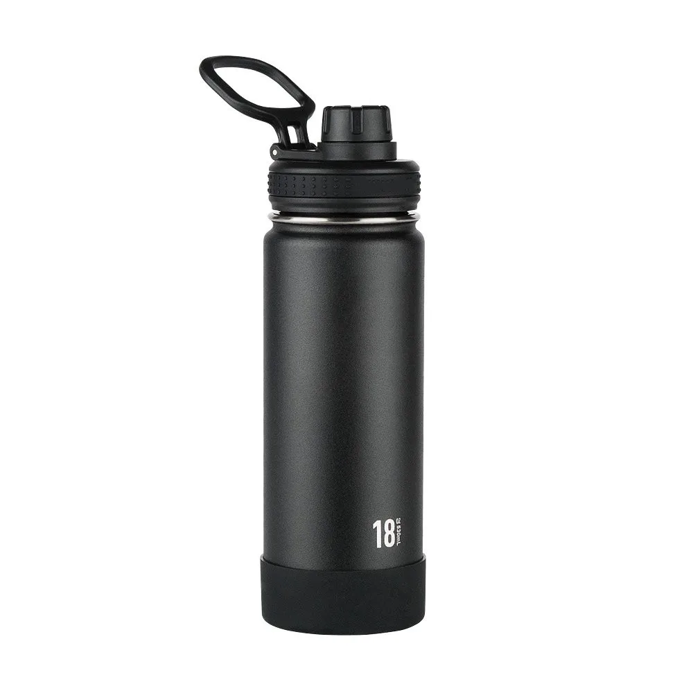 Double Wall Stainless Steel Vacuum Insulated Thermal Flask 18oz Water Bottle 