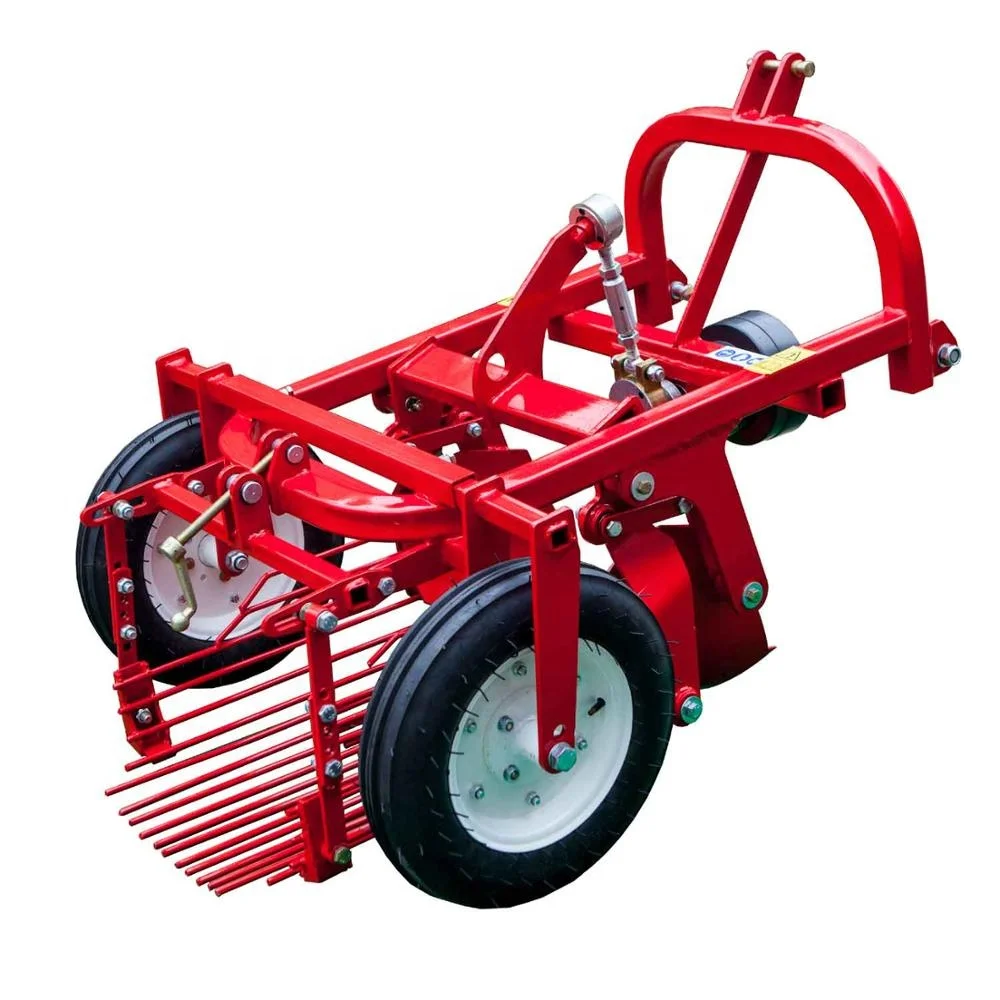 Tractor Mounted One Row Potato Digger Mini Potato Harvester Machine From China LEFA Rice Machine CE Approved Harvesting Rice