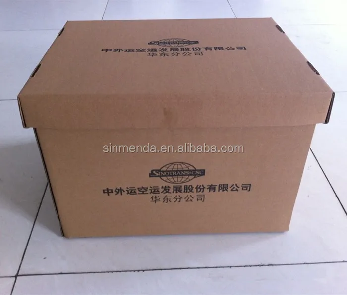 Custom Size Archive Storage Corrugated Files Document Packaging Carton Box