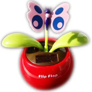 Горячая Распродажа экологически чистый пластиковый Бестселлер танцующий цветок на солнечных батареях с логотипом OEM