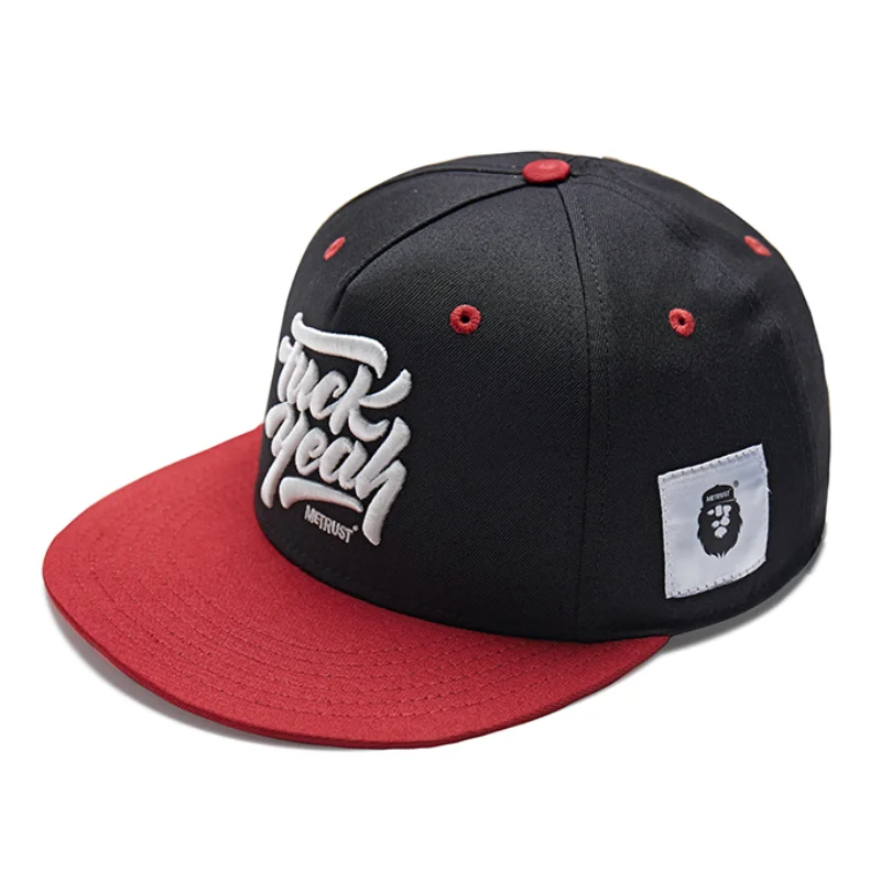 Customised Yupoo Closed Back Closure Hip Hop Topi Snapback Hat Baseball Cap With Your Own logo