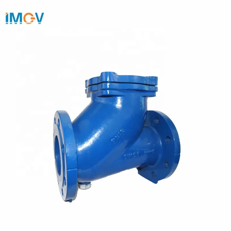 PN10/16 DN150 Ductile Iron Type Rubber Non Return Valves Ball Check Valve