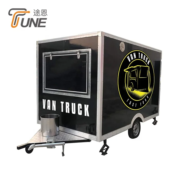 TUNE Mobile Mini Food Cart With Wheels Ice Cream Truck Food Kiosk for Sale
