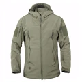 Outdoor Military Tactical Jacket Men Shark Skin Softshell Jacket Waterproof Windproof Hiking Jacket Camouflage Clothing