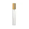 15ml clear glass gold spray cap