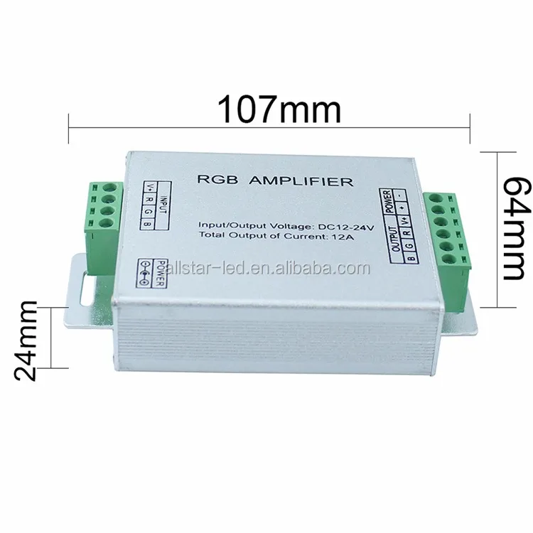 DC5-24V светодиодный контроллер усилителя для RGB RGBW + CCT RGBWW RGBCW 5050 3528 Светодиодная лента ретранслятор сигнала аксессуары