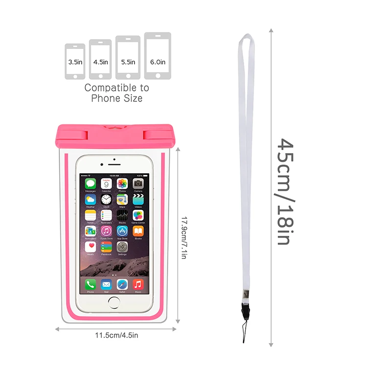 HOT Cake Universal Size Fluorescent IP68 Underwater Waterproof