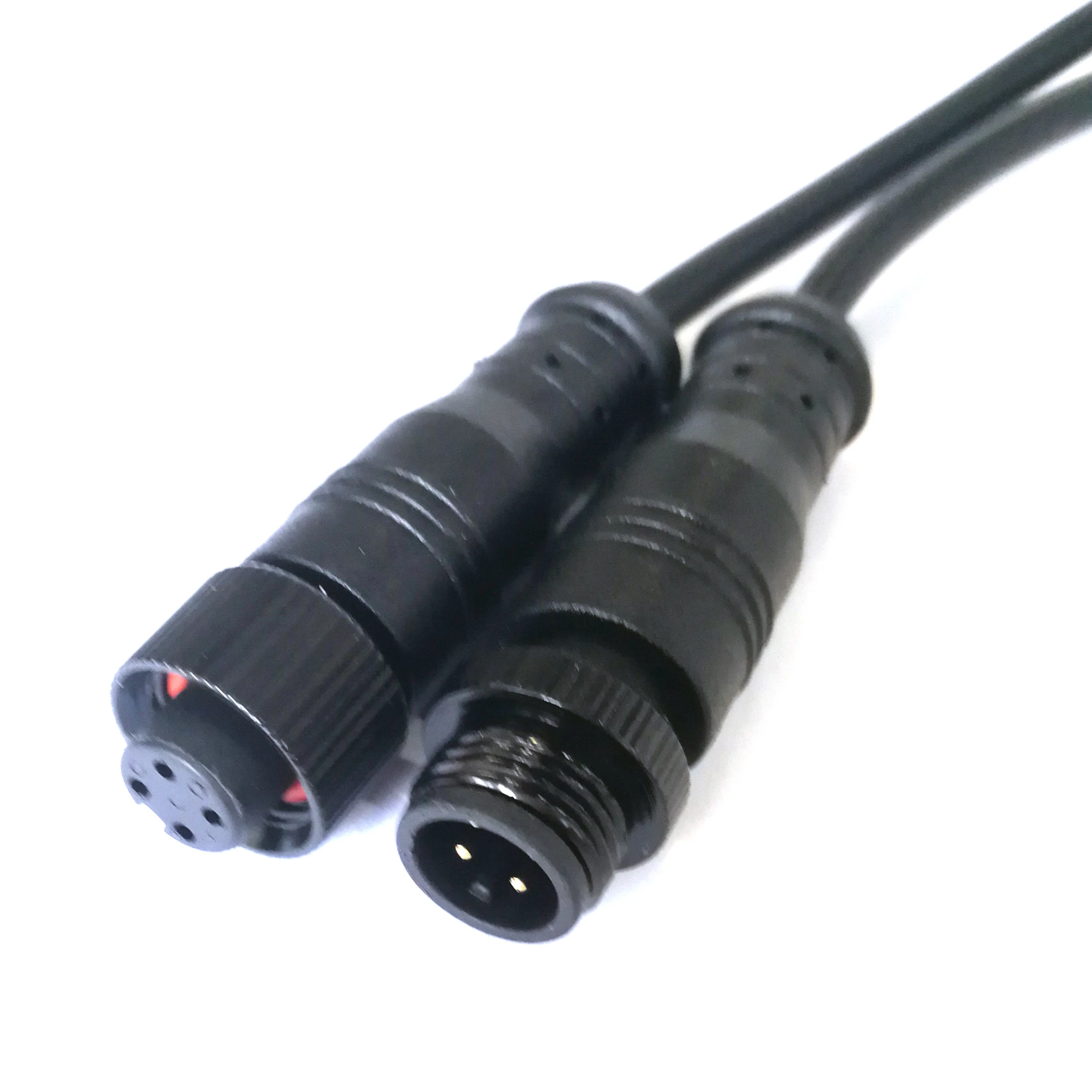 M12 M8 Electrical Wire Connector IP67 Male Female 2 3 4 Pin LED Power Cable Waterproof Connector