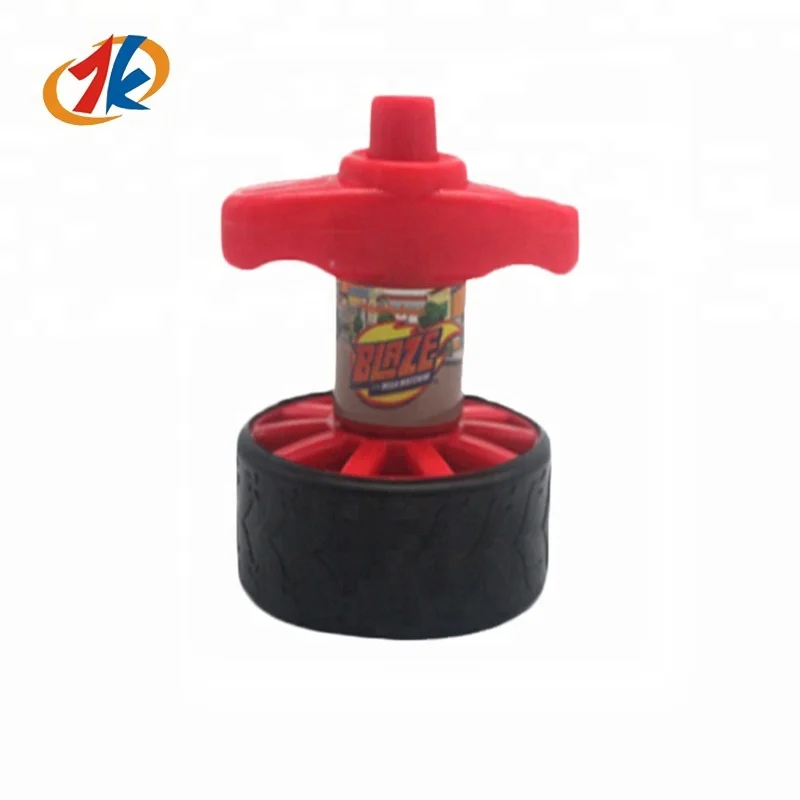 Latest style mini plastic spinning top toy for kids