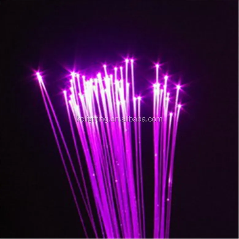 Plastic Decorative PMMA Fiber Optic with Diameter 0.75mm Make Fiber Optic Light