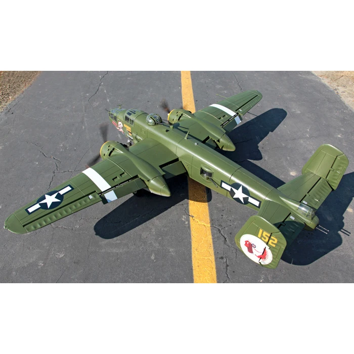 High Quality Electric Rc Warbird Model Airplane Kits B-25 Apache