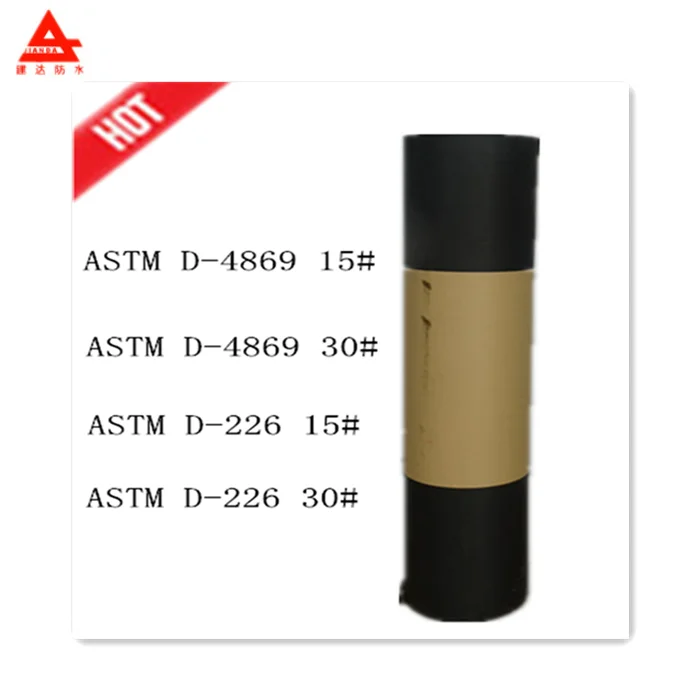 Construction Bitumen Impregnated Waterproof Asphalt Tar Paper Price