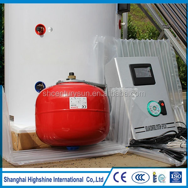 Split Solar Water Heater SP116 Work Station with WILO Circulation Pump and Varem Expansion Tank