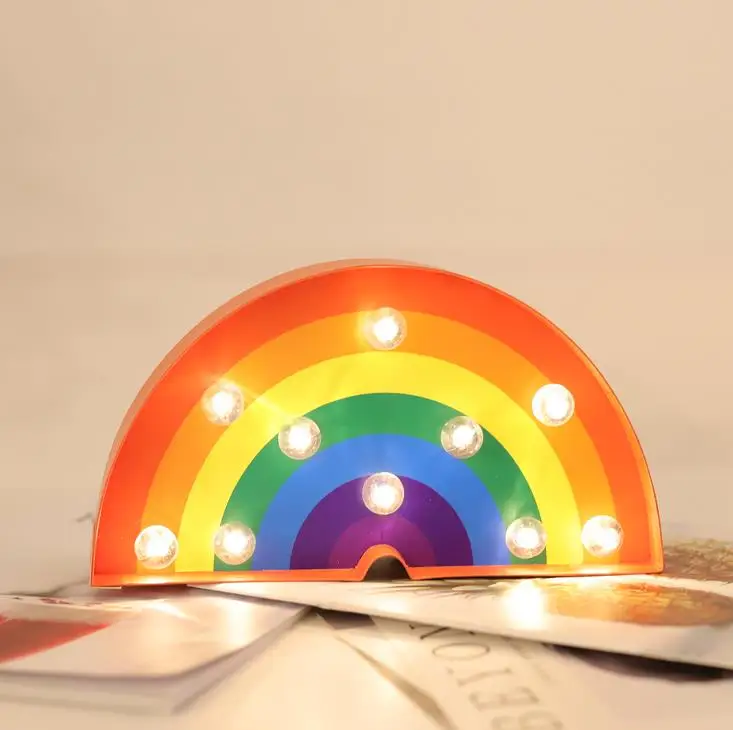 rainbow light battery operated