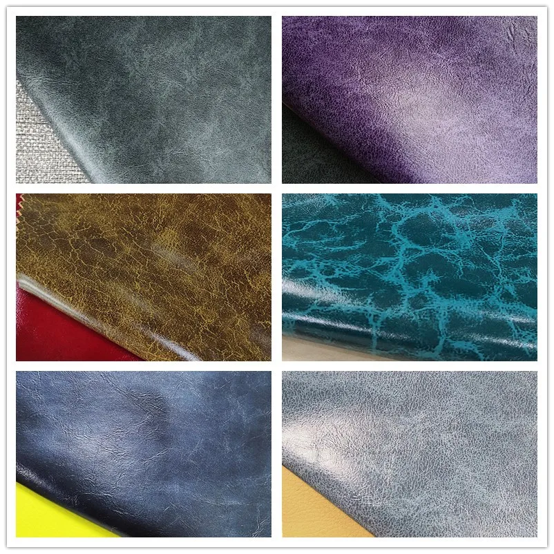 Good Quality Custom Faux Vinyl Leather Synthetic Leather Fabric For Sofa
