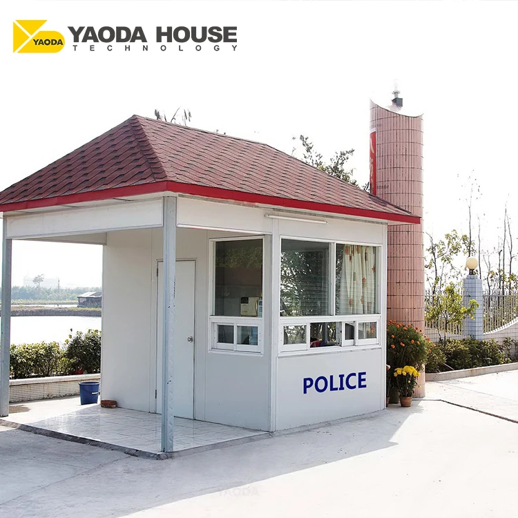Metal Shack Sentry Box Portable Temporary Kiosk Security Cabin Small ...