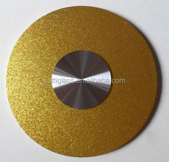 Wholesale 10mm Motorized Lazy Susan 12mm Glass Lazy Susan Turntable High Quality Crystal Lazy Susan