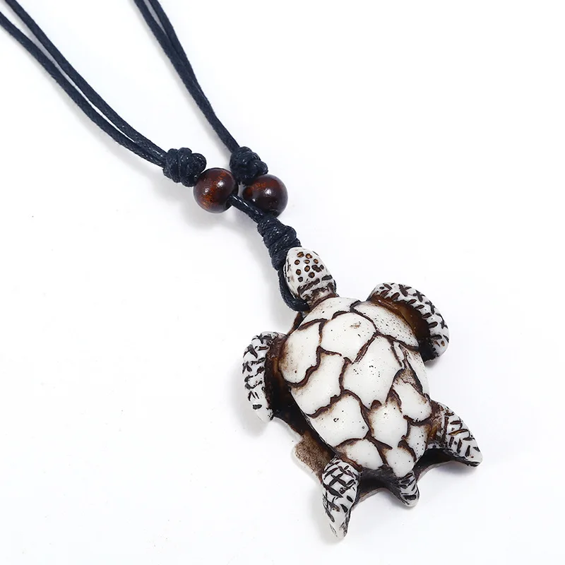 Resin Tortoise Pendant Sea Turtle 
