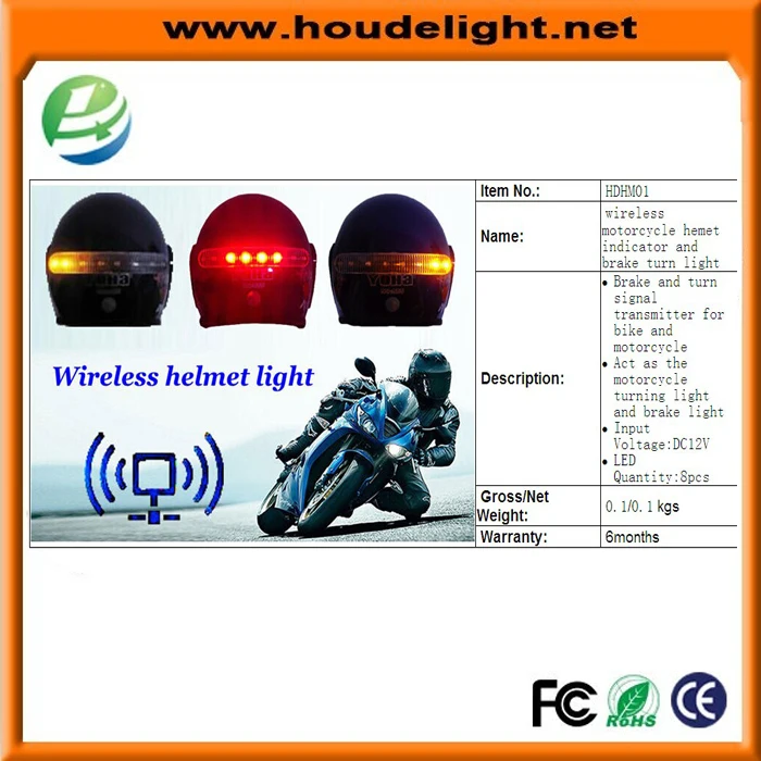 indicator helmet for bike