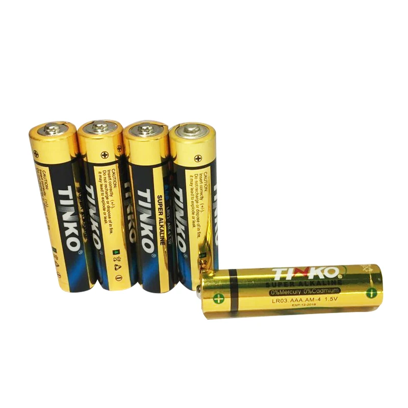 TINKO Directly Best Selling Factory  LR03 Size AAA 1.5V Alkaline Battery