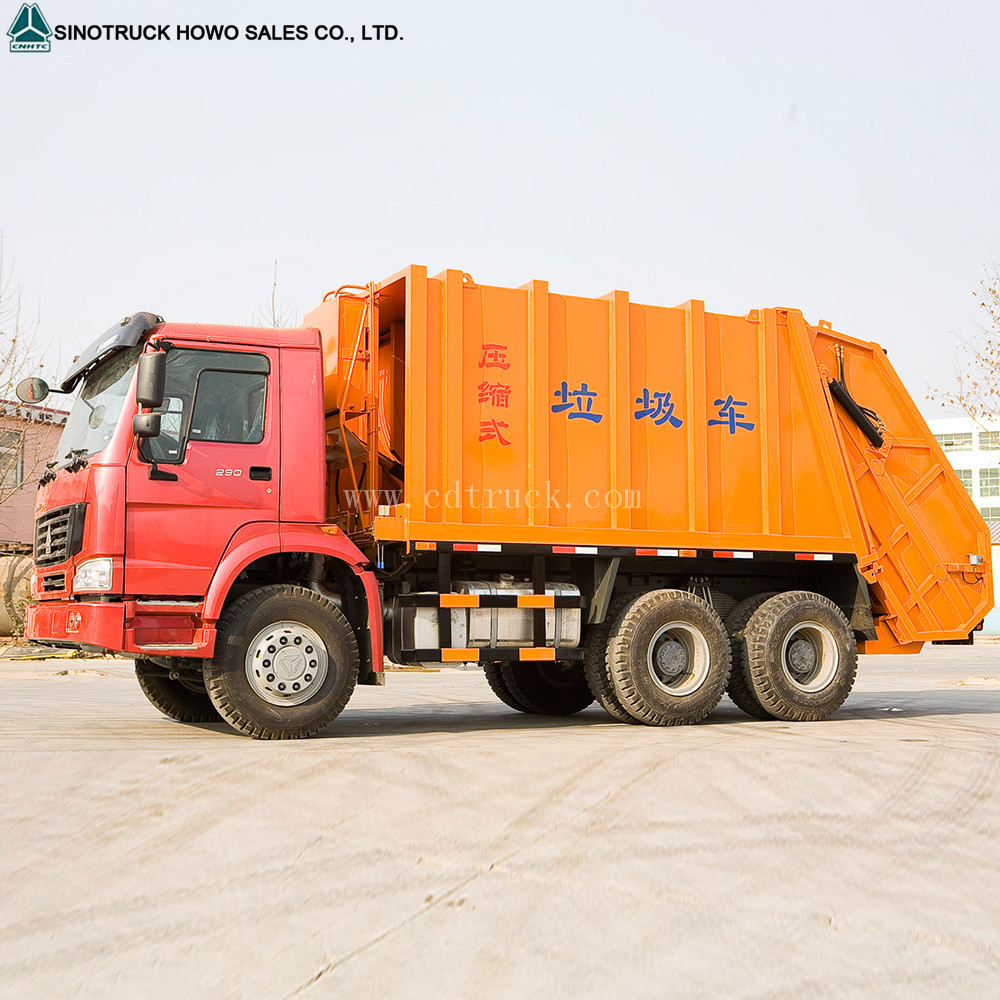 
 Sinotruk новый и используется 8cbm compactor мусоровоз для продажи  