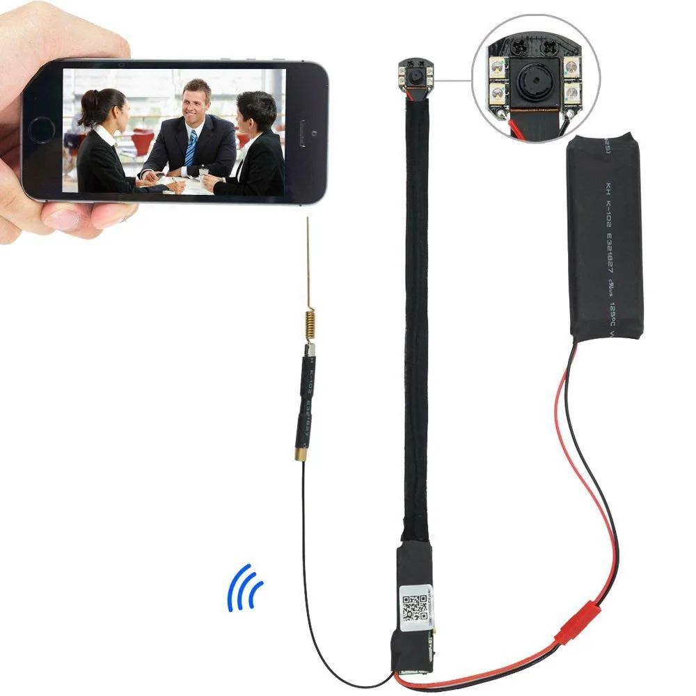 
Беспроводная IP-камера Full HD 1080P видео p2p сетевое ночное видение ИК-жена DIY модуль Mini DV DVR детские мониторы камера безопасности PQ199 