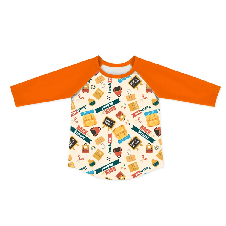 
 Новый дизайн; сезон осень; топы; футболки для девочек с рукавами реглан  