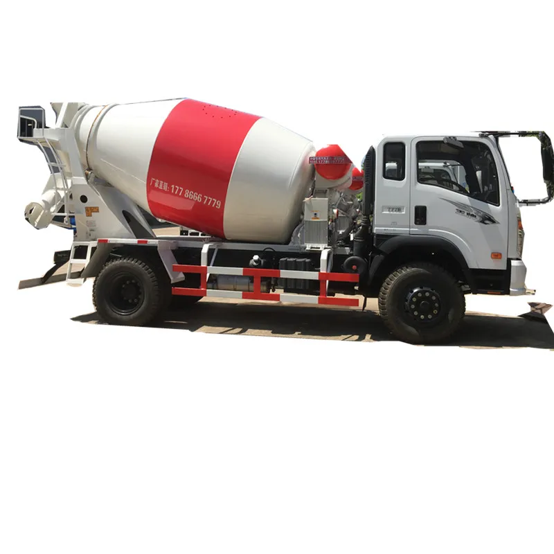 Powder Concrete Mixer Trailer Sales in Africa Concrete Mixer Transportation Truck Semi Trailer Price