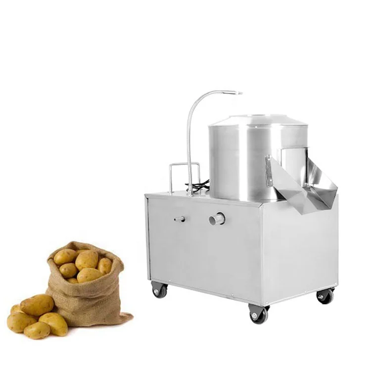 Commercial Potato Peeler Automatic Potato Peeling Machine Electric Potato  Washer Machine 1500w