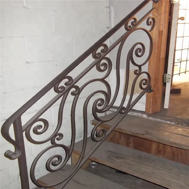 Комнатные панели из кованого железа для лестничных