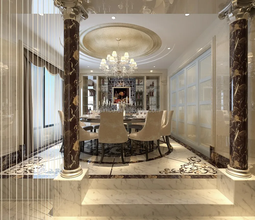 
Роскошный Нео классический 3D-интерфейс Bisini для роскошной виллы с мебелью 