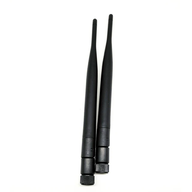 D-Link Router with Alfa 2.4GHz Omni-Directional Whip Wireless Network Antenna for SMA Wifi 2.4G Antenna